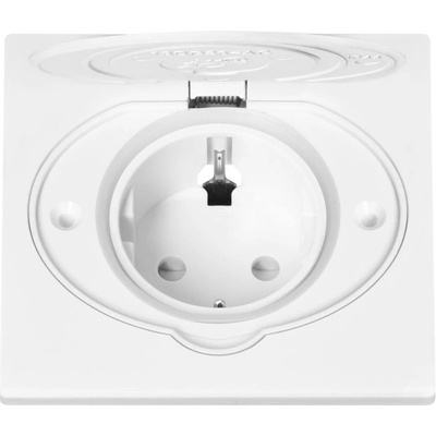 ORNO or-ae-1397(gs)/w - Контакт за вграждане, шуко, 16a, 3680w, 250v, ip44, бял (or-ae-1397(gs)/w)