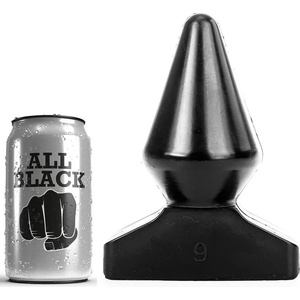  Анален разширител, класическа форма, 18, 5см. - All Black Anal Plug (D-222818)