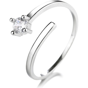 Silenti Jewelry Сребърен пръстен "Лекота" - 9 - 59.5мм (19.1мм диам. )