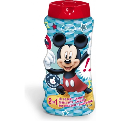 Mickey Mouse 2v1 šampon a pena do kúpeľa 475 ml