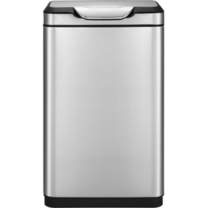 EKO-Europe Кош за разделно събиране на отпадъци EKO TOUCH PRO с докосване (2 х 20 л) - хром мат (EKO 917840 - Matt s/s)
