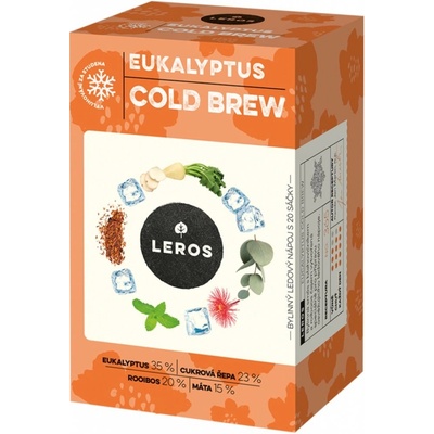 LEROS COLD BREW EUKALYPTUS bylinná směs 20 x 1,8 g