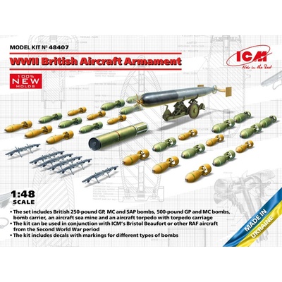 ICM British WWII Aircraft Armament 48407 1:48