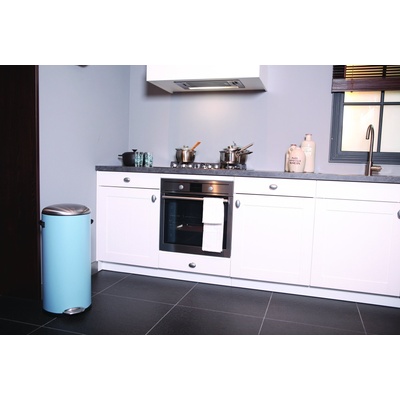 EKO-Europe EKO Кош за отпадъци с педал BELLE DELUXE- 30 литра - светло син (EKO 921730 - Light blue)