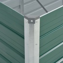 VidaXL Vyvýšený záhon pozinkovaná ocel 240 x 80 x 45 cm zelený