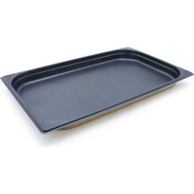 Gastronádoba 1/1 GN - nepřilnavá - hloubka 4 cm - 53 x 32,5 cm - ocel