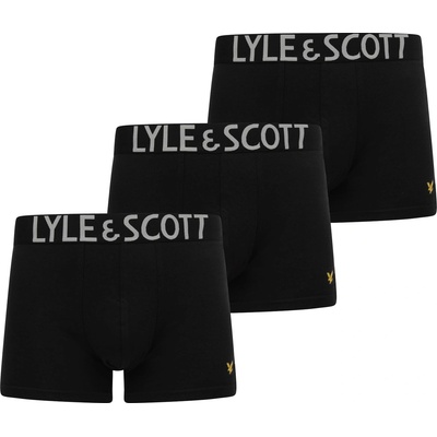 Lyle and Scott Боксерки Lyle and Scott Men's Daniel Pack Trunks - Black