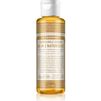 Dr. Bronner’s Sandalwood & Jasmine tekuté univerzálne mydlo 120 ml