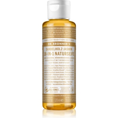 Dr. Bronner’s Sandalwood & Jasmine tekuté univerzálne mydlo 120 ml