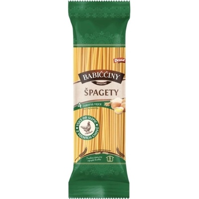 Druid Babiččiny těstoviny Špagety 400 g