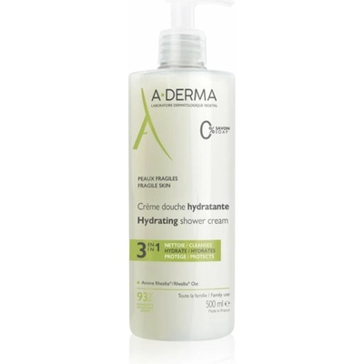 ADerma HydraProtective extra jemný sprchový gél pre celú rodinu 500 ml