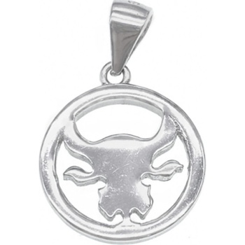 Moiss P0000159 Strieborný prívesok BÝK
