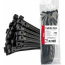 AMiO 02156 Sťahovacie pásky 4,8x300mm - 100 ks