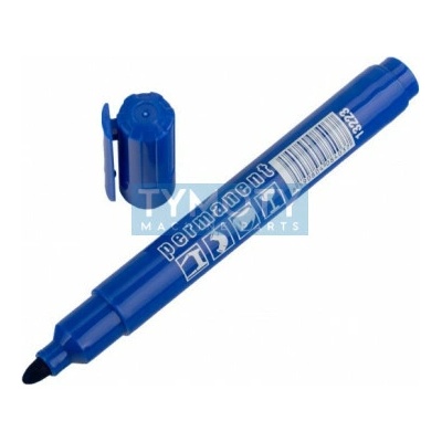 Značkovač permanentný (fix) modrý143mm