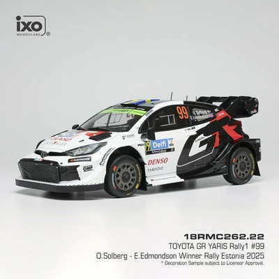 Toyota GR Yaris Rally1Rally Estonia 2025 99 SolbergEdmondson 1:18 IXO