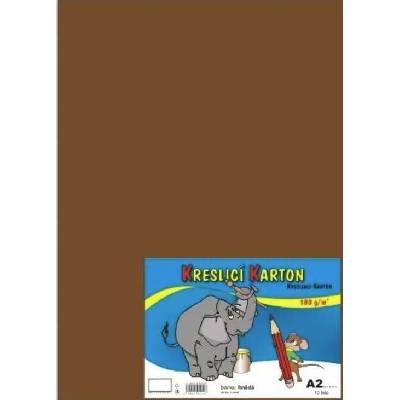 Kreslící karton hnědý A2 180gr. / 10 ks