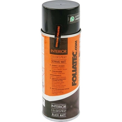 Foliatec barva na interiér ve spreji černá matná 400 ml | Zboží Auto