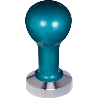 Buna Café Tamper kov modrý, nerez mat, plochý 53 mm