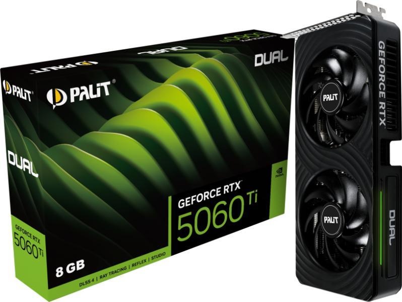 Palit GeForce RTX 5060 Ti Dual 8GB GDDR7 128bit (NE7506T019P1-GB2062D)