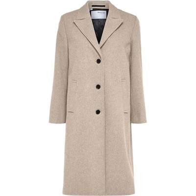 SELECTED Палто Selected Alma coat - Beige (Sandshell / Detail Melange)