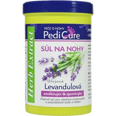 Vivaco Herb Extrakt Pedicure HE sůl na nohy Levandule 420 g
