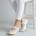 Обувки естествена кожа W186090 White