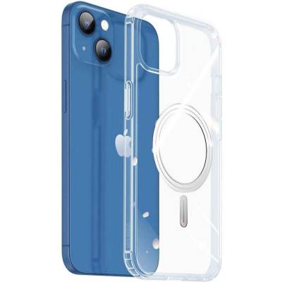 Dux Ducis Clin MagSafe Case - хибриден удароустойчив кейс с MagSafe за iPhone 13 mini (прозрачен)