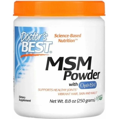 Doctor’s Best MSM Methylsulfonylmethan čistý prášok 250 g