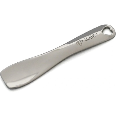 LOBEY Kosmetická špachtlička v stříbrném provedení