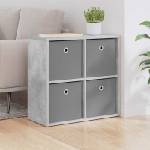 vidaXL Служебен шкаф Циментено сиво 59, 5 x 27 x 57 см (8000535)
