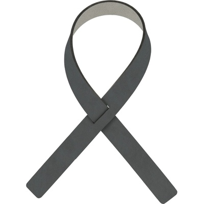 LIND DNA Пръстен за салфетки fold nupo 30 см, комплект от 4 бр. , антрацит / прозрачен сив, кожа, lind dna (lind98485)