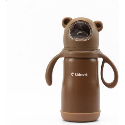Kidnort Detská termofľaša Paere 270 ml Hnedá