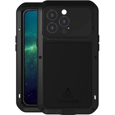 Pouzdro Love Mei extra odolné proti nárazu, vodě a prachu iPhone 13 Pro - černé