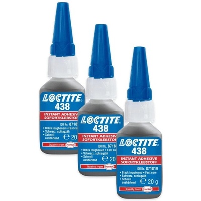 Loctite 438 sekundové lepidlo 20 g 3 ks