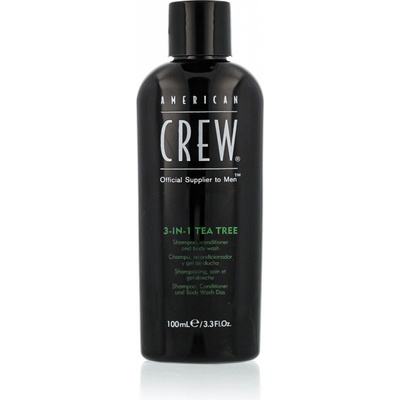 American Crew 3-IN-1 Tea Tree 100 ml 3 v 1 - šampon, kondicionér, sprchový gel pro muže