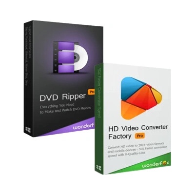 WonderFox balíček DVD Ripper + Video Converter Factory