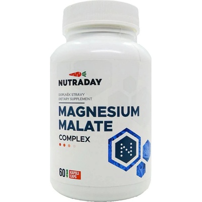 Nutraday Magnesium Malate Complex, 60 rostlinných kapslí