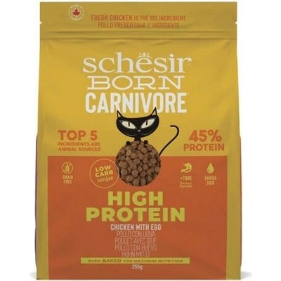 Schesir Born Carnivore Cat Dry Kitten Kuře s vejcem 255 g