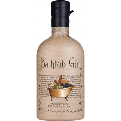 Bathtub Double Infused Gin 40,3% 0,7 l (čistá fľaša)