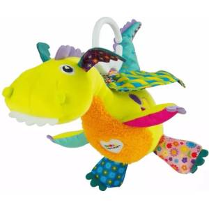 Lamaze Toys Lamaze: Флип-Флап, вибрираща бебешка играчка драконче - за окачване (L27565)