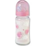 Baby-Nova Стъклено шише Baby Nova - 230 ml, розово (44240) - ozone