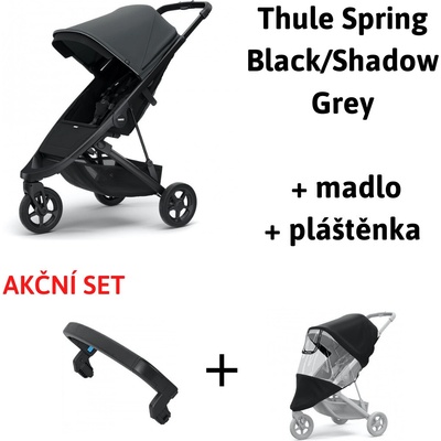 Thule Spring Black / Shadow Grey 2021 + madlo + pláštenka