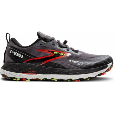 Brooks Cascadia 18 GTX M Blackened Pearl Black Tomato