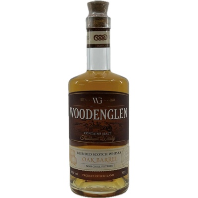 Woodenglen Oak barell 40% 0,7 l (čistá fľaša)