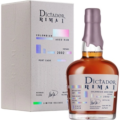 Dictador Rima 1 2002 Port Cask 44% 0,7 l (karton)