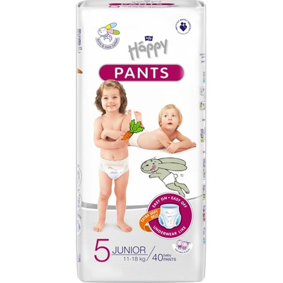 Bella 4x HAPPY Pants 5 Junior 11-18 kg 40 ks
