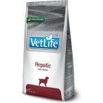 Farmina Vet Life Hepatic - пълноценна диетична храна за кучета за поддържане на функцията на черния дроб при хронична чернодробна недостатъчност