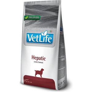 Farmina Vet Life Hepatic - пълноценна диетична храна за кучета за поддържане на функцията на черния дроб при хронична чернодробна недостатъчност