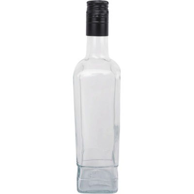 Kinekus Fľaša na alkohol sklo 500ml WALKER X