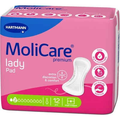 Hartmann MoliCare Premium lady pad 2 kvapky, 12 ks